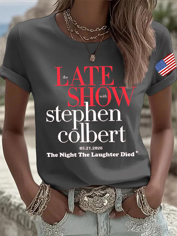 🔥Buy 3 Get 15% Off🔥Retro Last Show 05.21.2026 The Night The Laughter Died Print T-Shirt