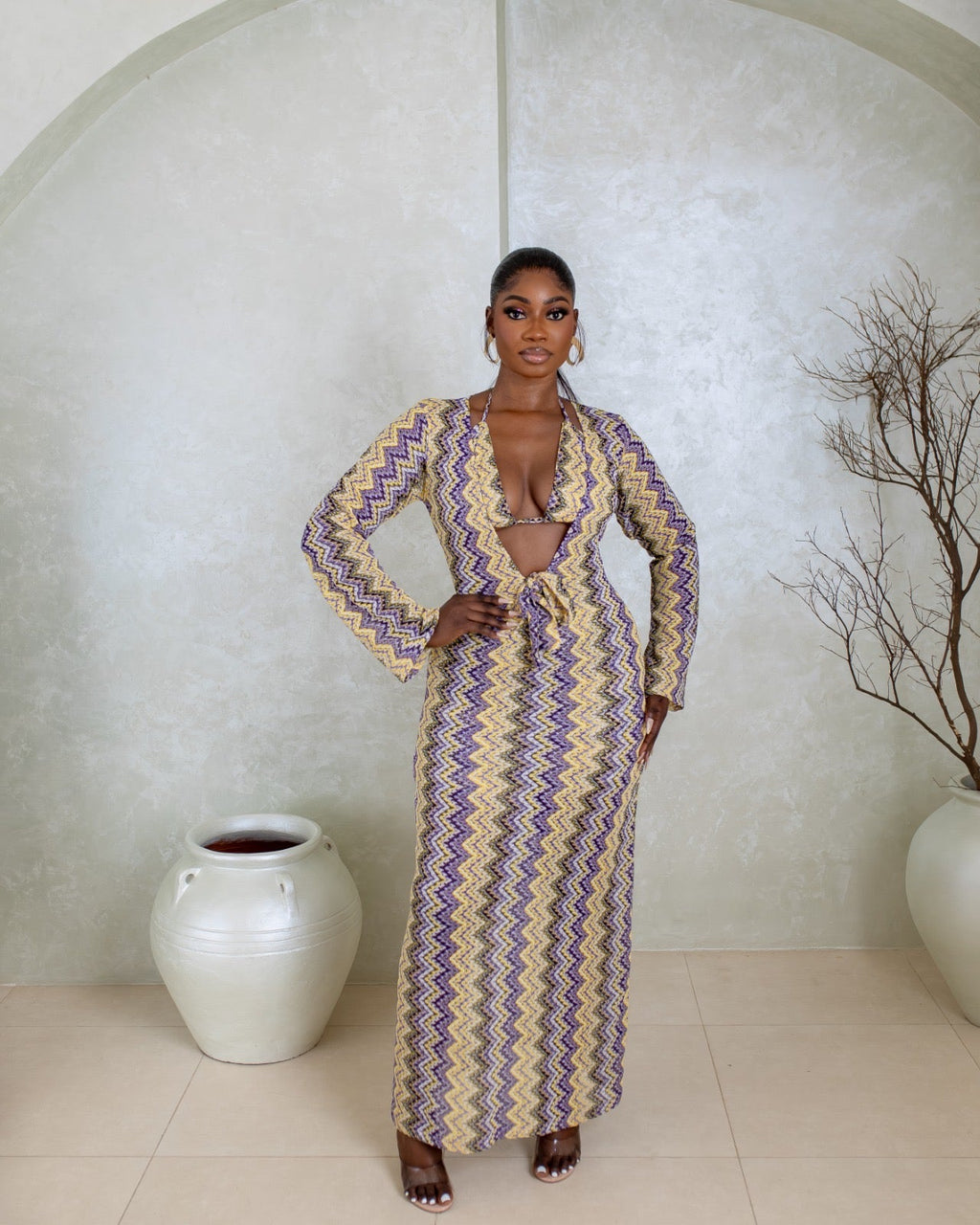 Riyah Bikini & Beach Cover Up(Zuri Print)