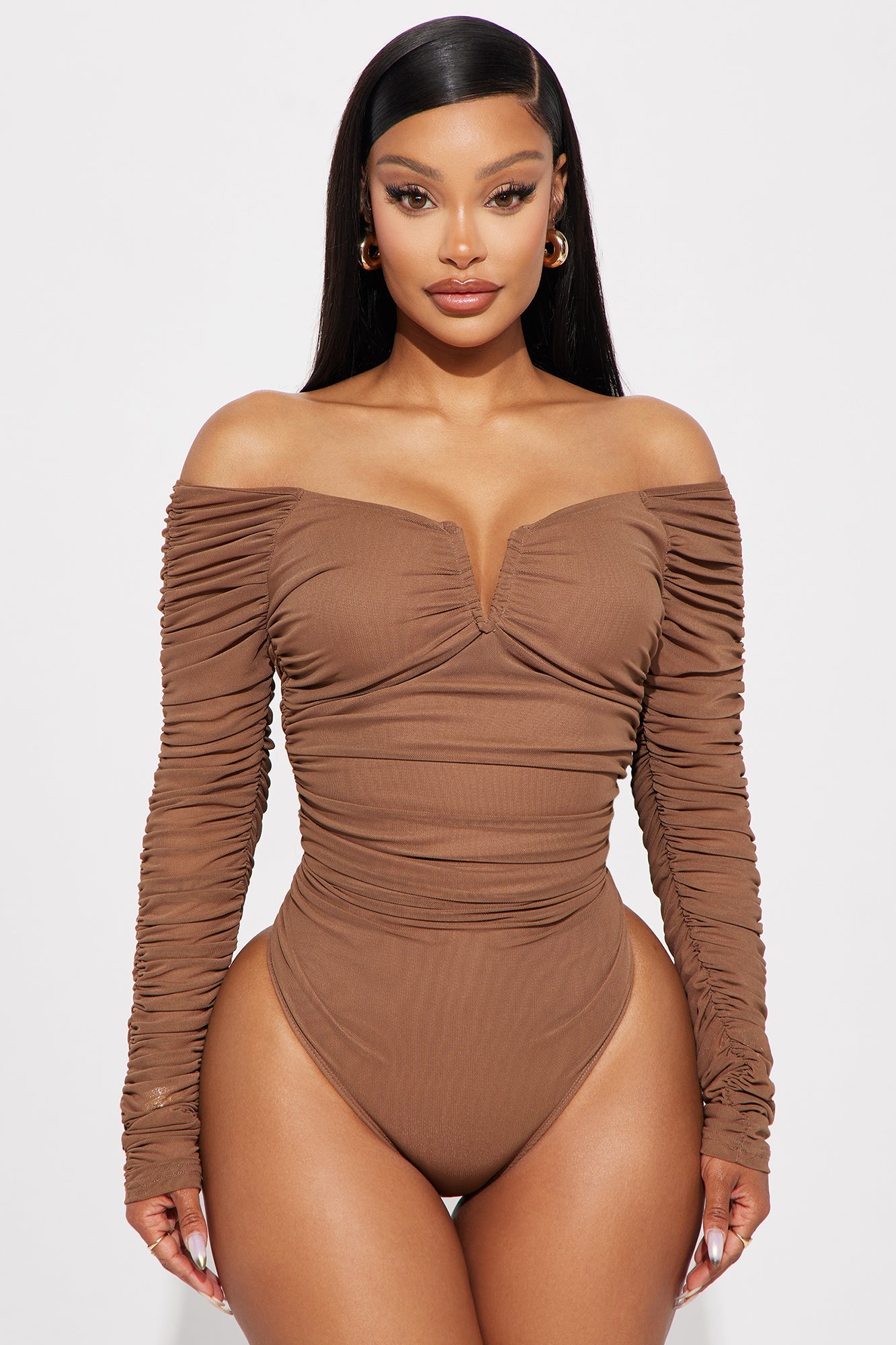 The Finer Things Mesh Bodysuit - Black