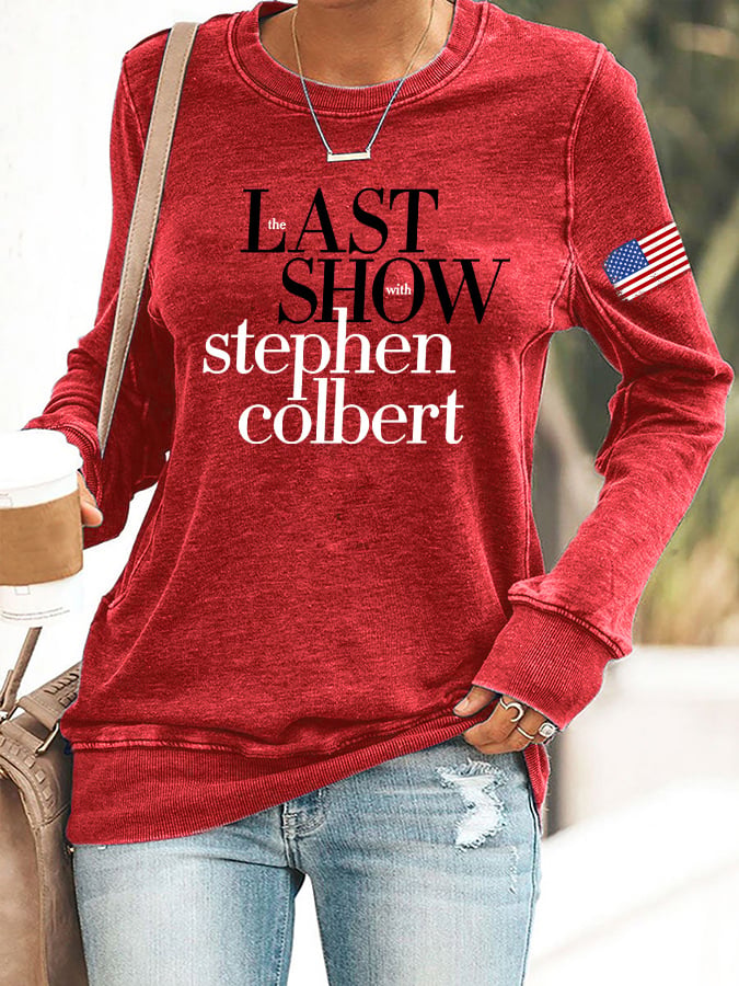 🔥Buy 3 Get 15% Off🔥Retro Last Show Print Sweatshirt