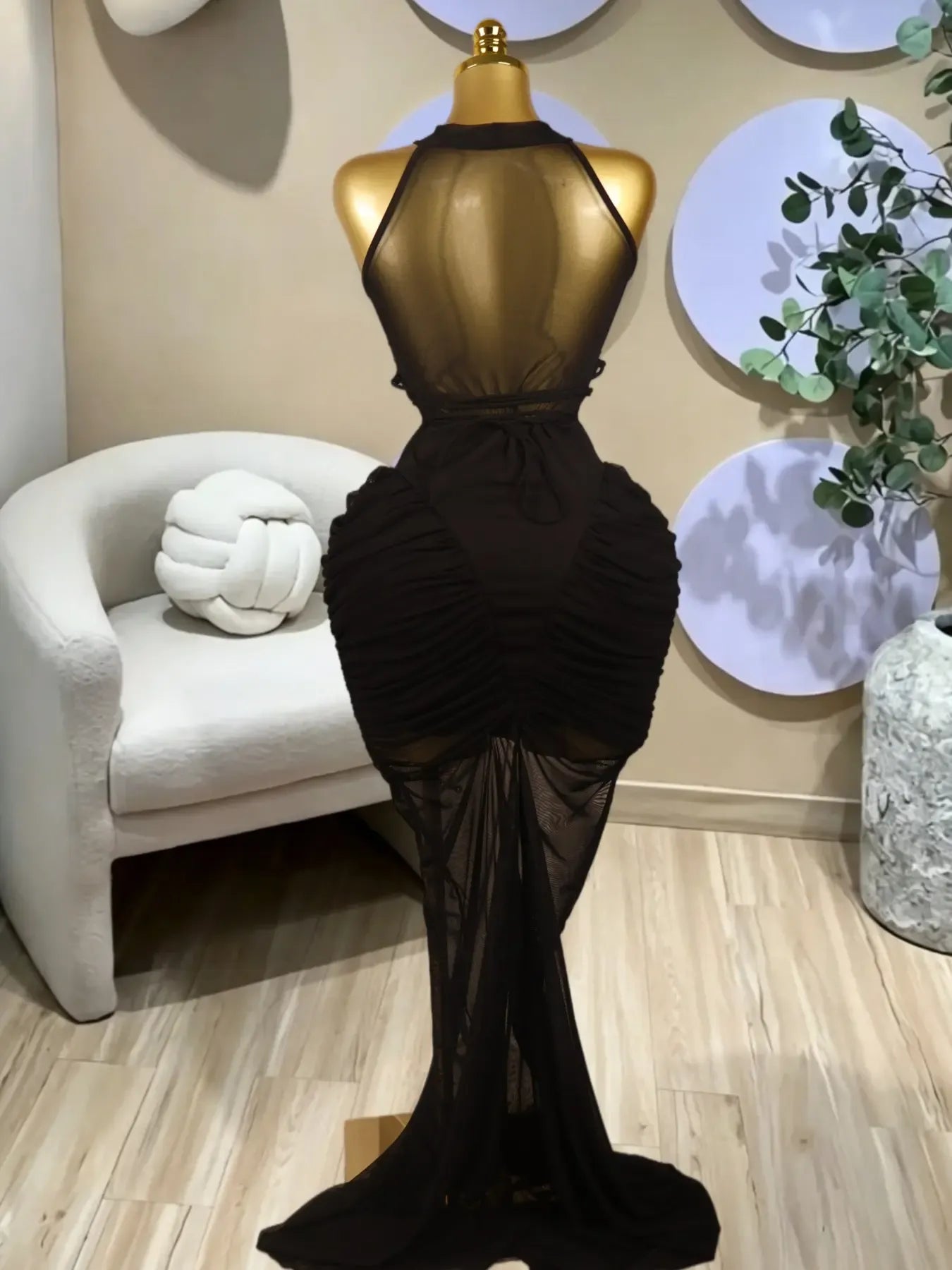 Elegant Women's Sexy Sleeveless Pleated Long Prom Dress, Summer Fashion Party Outfit Birthday Gown, Lady Casual Dresses,Female Brunch Dresses,Graduation Dress