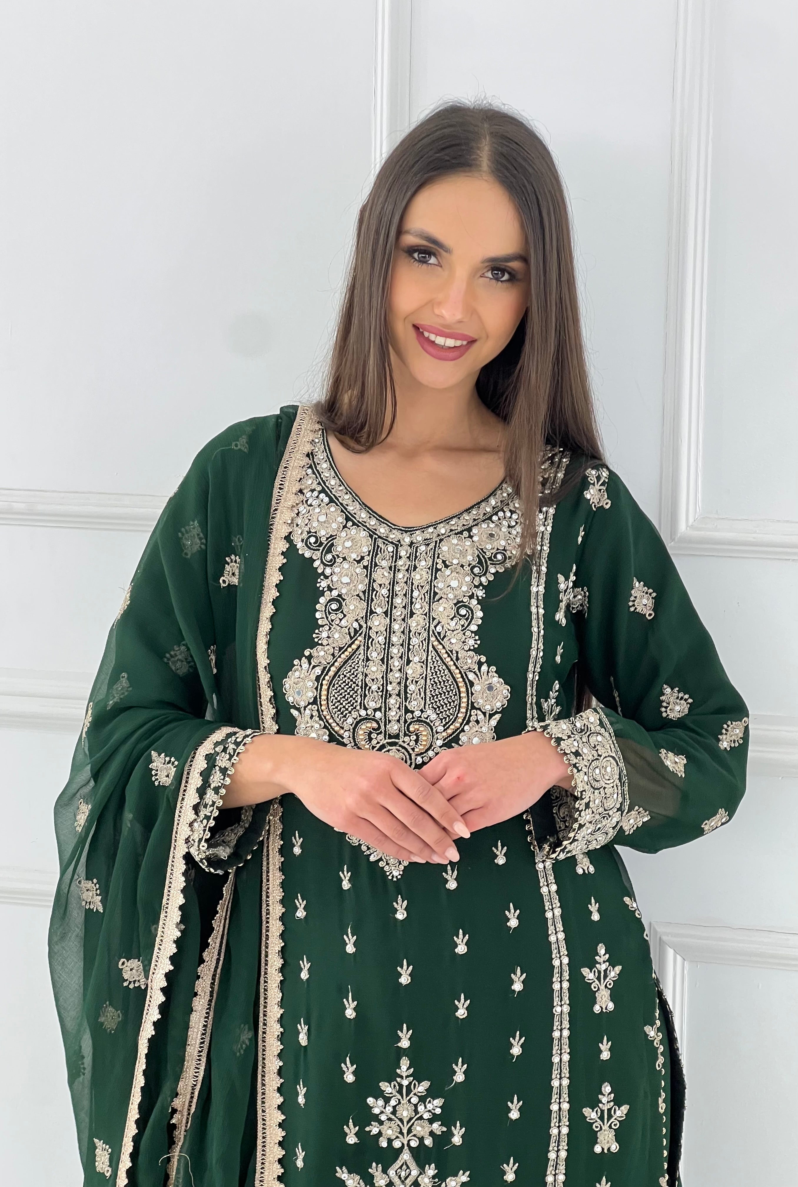 SHAZ1904 - Readymade - Chiffon - Mummy n Me Outfit
