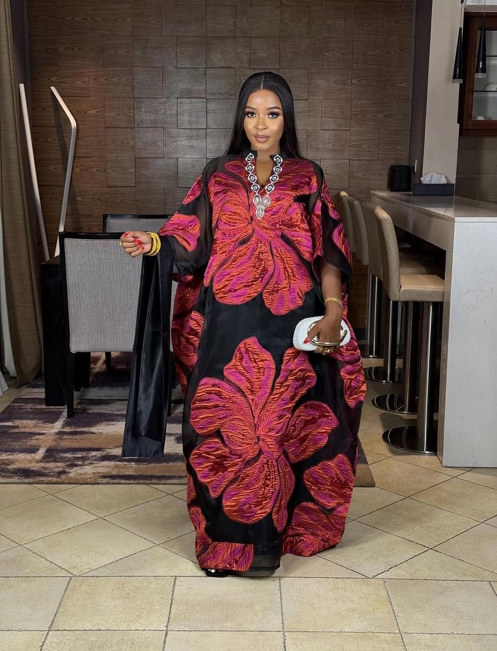 Luxury 3 Piece Brocade Kaftan Set