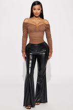 The Finer Things Mesh Bodysuit - Black