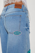 Von Dutch Eyeball Wide Leg Jeans