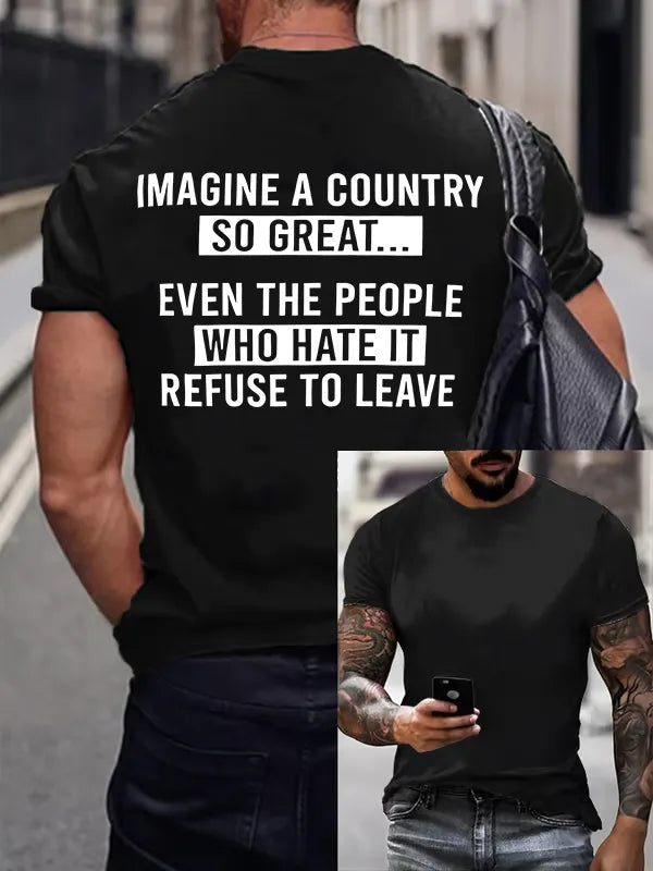 Men's IMAGINE A COUNTRY T-Shirt