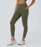 UltraSculptTM High Waisted Tummy Control Pocket Training Leggings