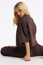 Strollin' Around Pant Set - Charcoal