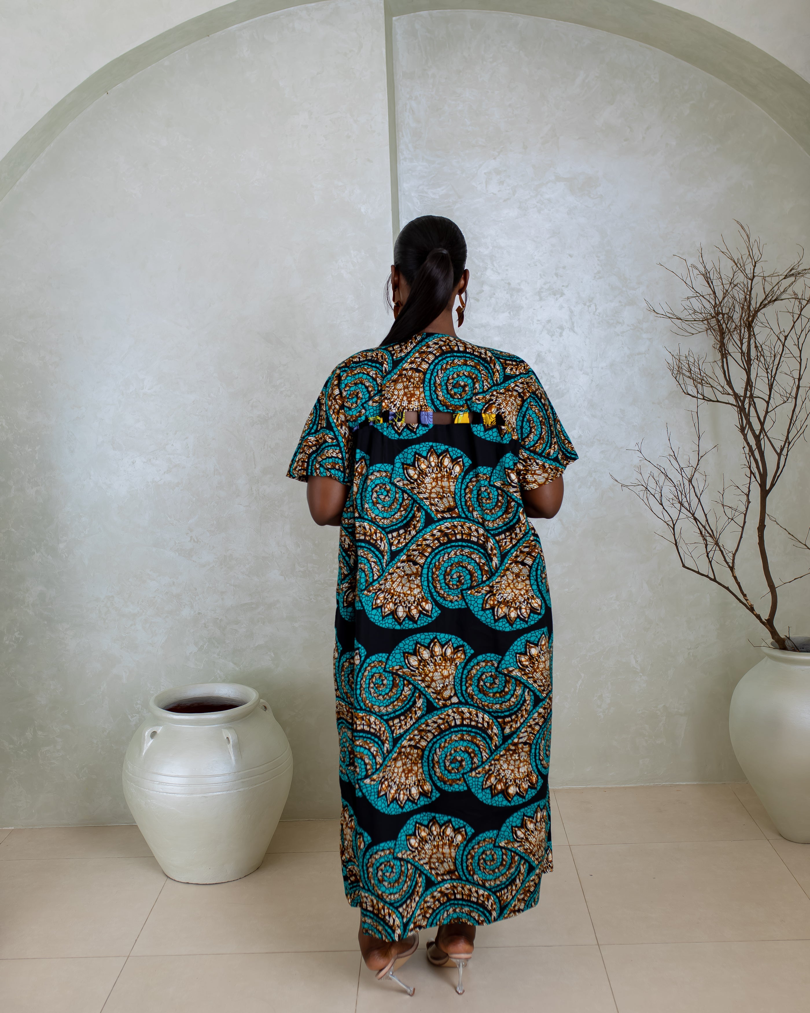 Ife Ankara Bubu (Royal Garden Print)