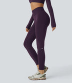 OneForm Seamless Flow Mid Rise Tummy Control Butt Lifting Yoga Leggings