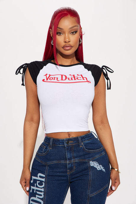 Von Dutch Cinched Baby Tee