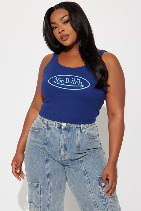 Von Dutch Ribbed Tank Top