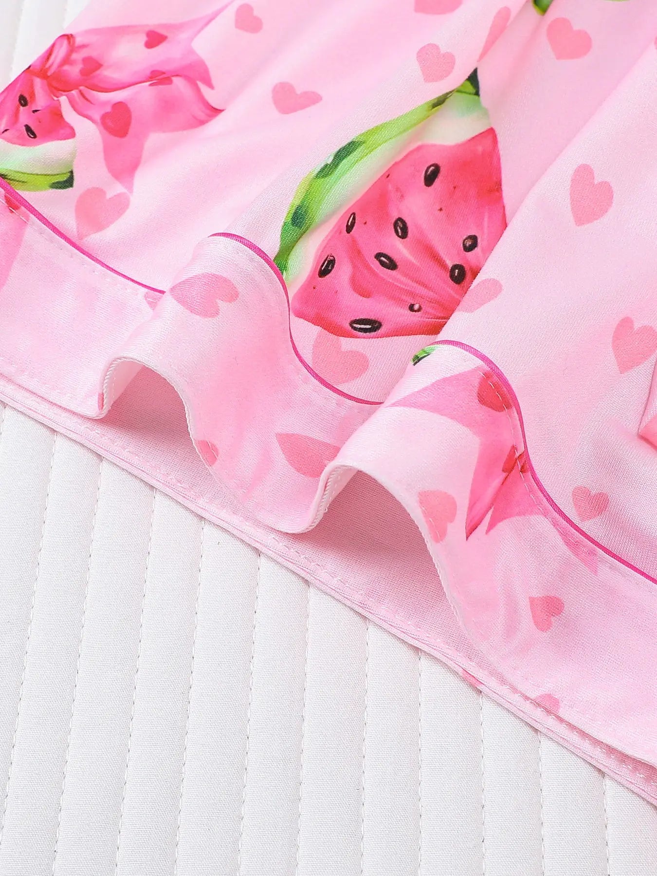 Women's 2-Piece Waffle Printed Sleepwear Set