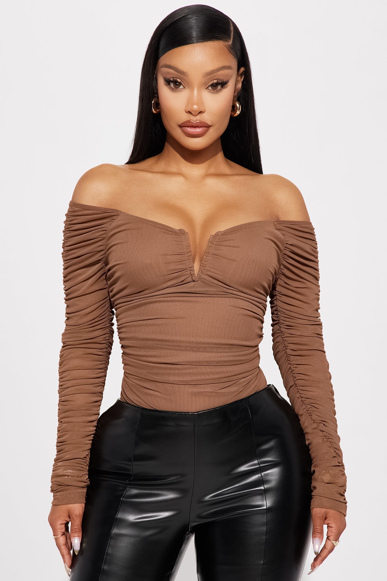 The Finer Things Mesh Bodysuit - Black