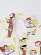 Women's Monkey Banana Print Sleepwear Set