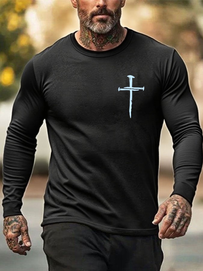 🔥Buy 3 Get 15% Off🔥Men's The Way The Truth The Life Print T-Shirt