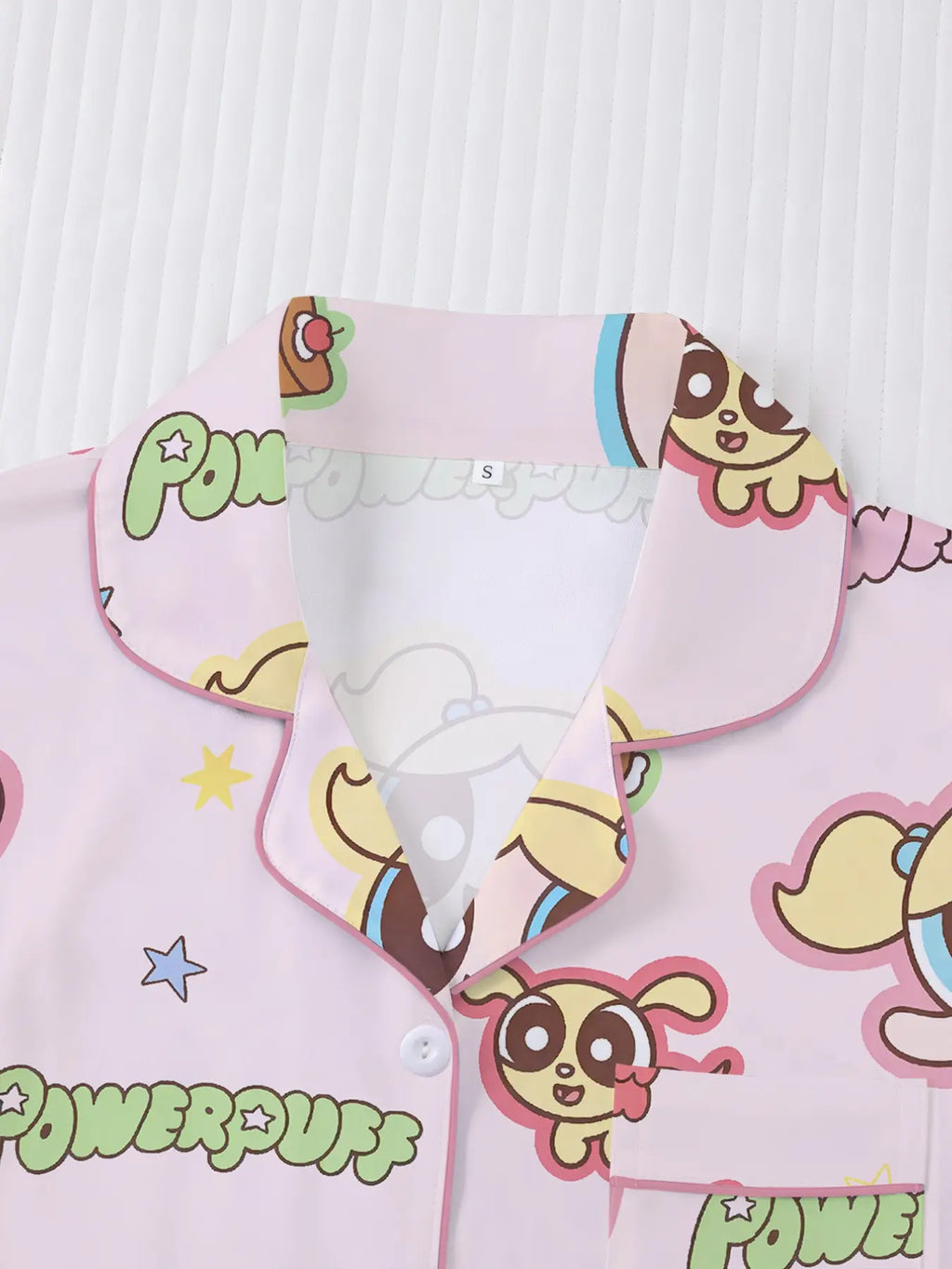 Flying Girl Print Women's Pajama Set