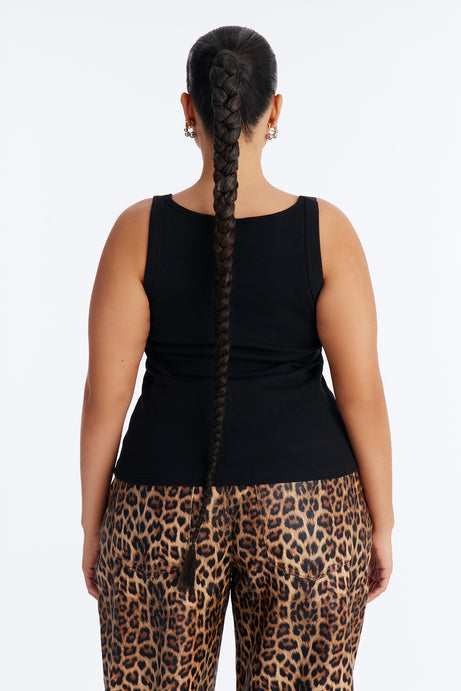 Von Dutch x Betty Boop Cherry Lips Ribbed Tank Top
