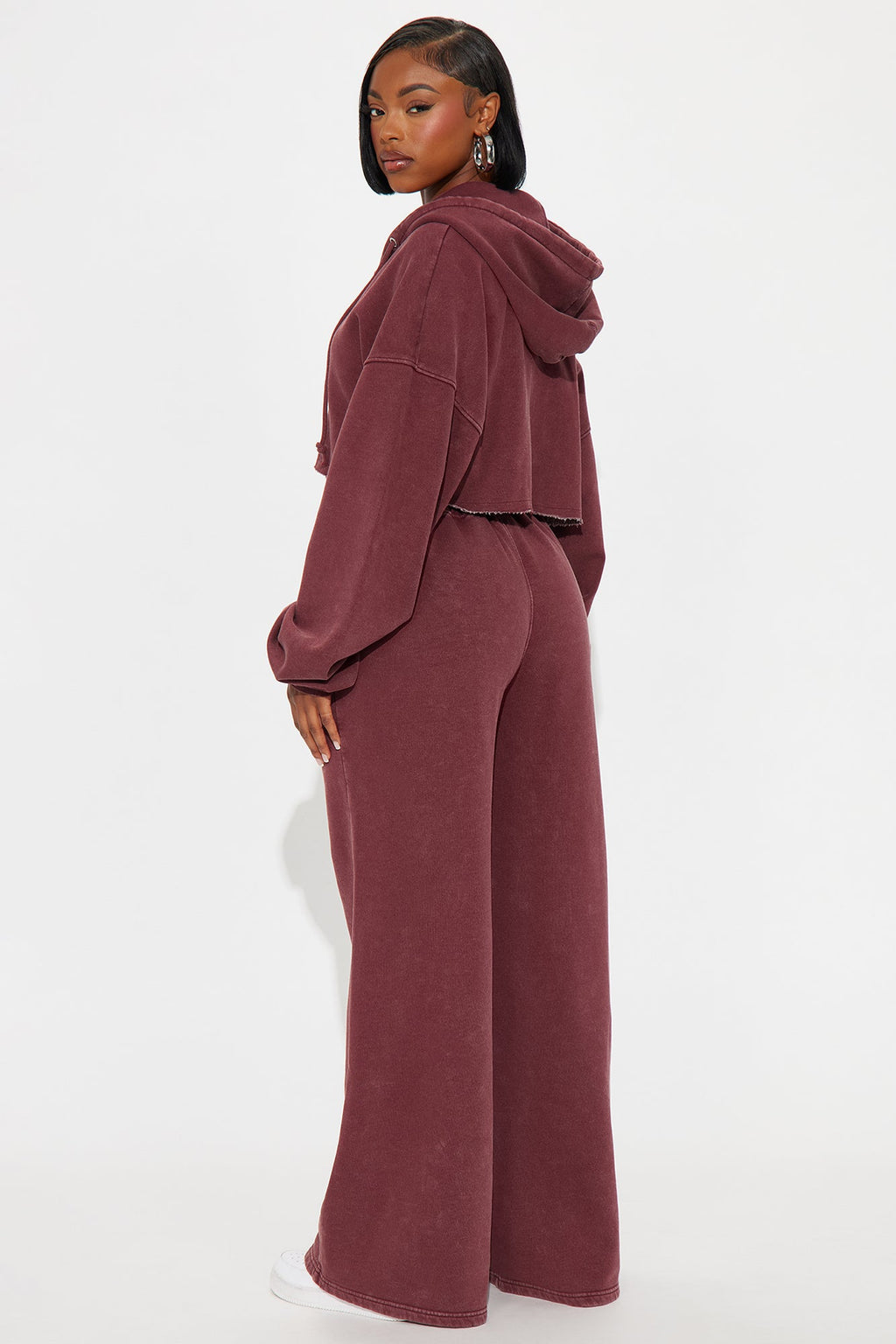 On The Go Fleece Pant Set - Blue