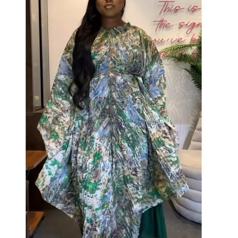 Two-Piece Set Plated Floral