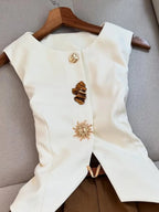 Women's Casual Sleeveless Top and Short Pants Set, Womenswear, Perfect for Daily Wear, Comfortable and Stylish for Women