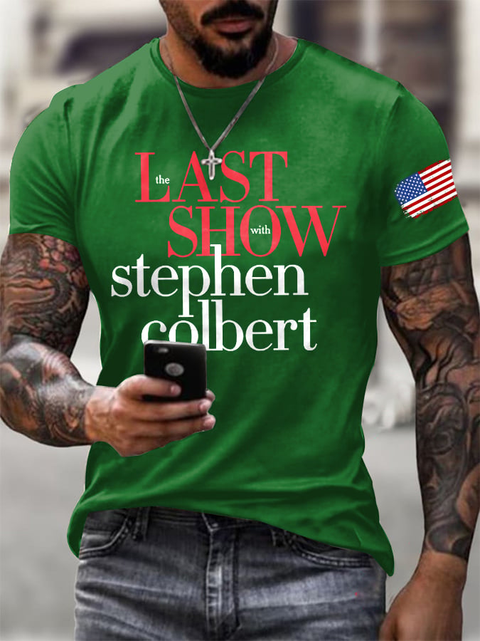 🔥Buy 3 Get 15% Off🔥Men's Retro Last Show Print T-Shirt