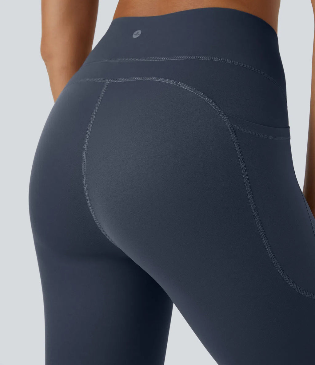 UltraSculptTM High Waisted Tummy Control Pocket Training Leggings